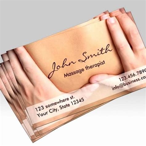 Massage Therapy Business Plan Template New 20 000 Featured Business Card Templates Massage