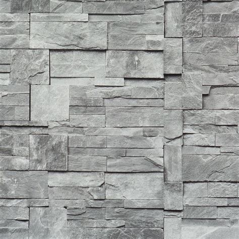 Modern Non Woven Stone Wallpaper For Accent Wall
