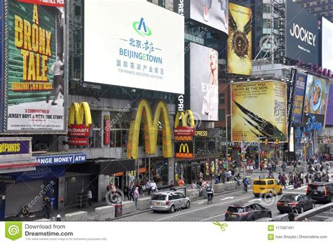 Mcdonalds In Times Square In New York City Editorial Photo