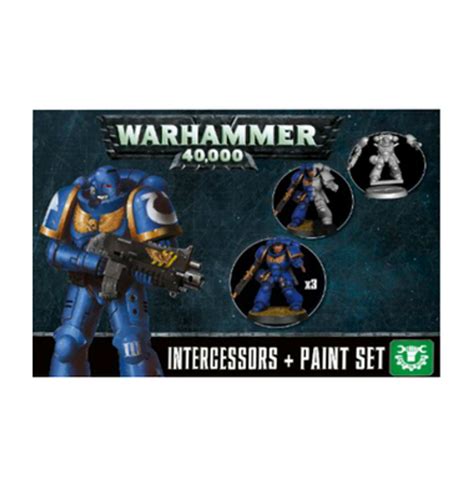 Warhammer 40k Intercessors Paint Set Game Nerdz