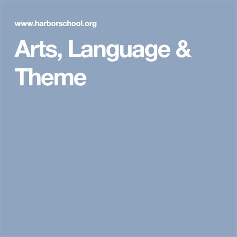 Arts Language And Theme Elementary Programs Learn Music Theory Music