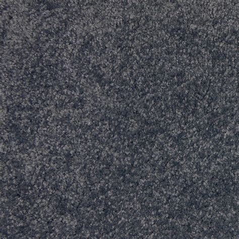 Stainmaster Indulgence Grey Blue Textured Indoor Carpet At