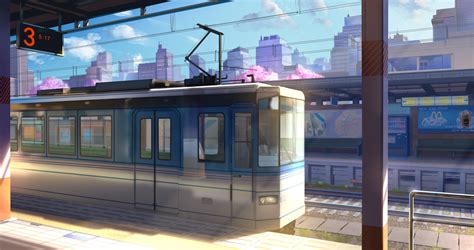 Anime Wallpaper Train Photos Cantik
