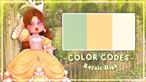 Custom Color Codes Royale High Part 2 Faerystellar Youtube