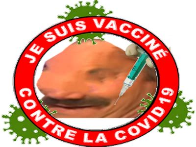 Bienvenue au portail de vaccination contre la covid 19. Sticker de Lachanclure sur risitas vaccin ahi mou fondu ...