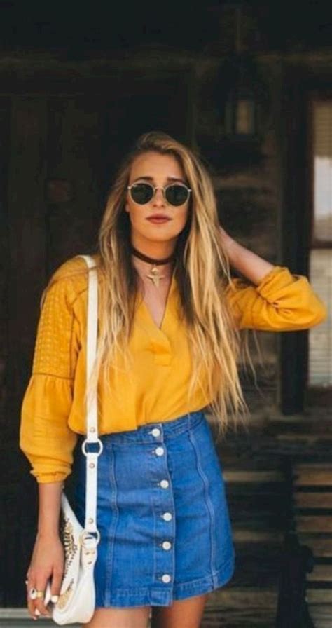 Outfit Com Fashion Style Men Women Denim Skirt Outfits Summer