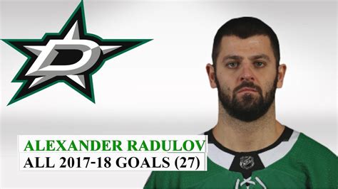 Alexander Radulov 47 All 27 Goals Of The 2017 18 Nhl Season Youtube
