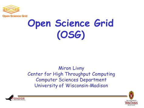 miron livny center for high throughput computing computer sciences department university of