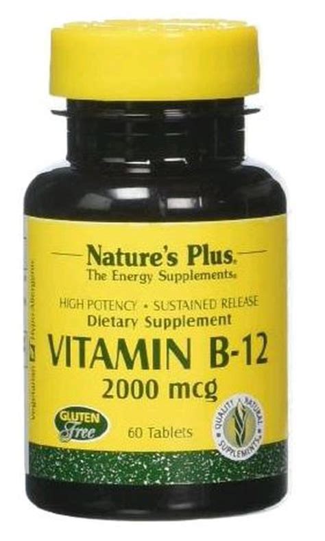 Vitamina B12 2000 Mcg 60 Comprimidos 388609 Vitaminas — La Dietética