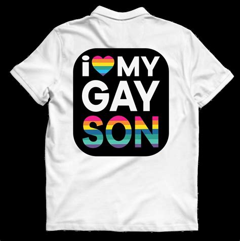 pride polo shirt i love my gay son various style options etsy uk