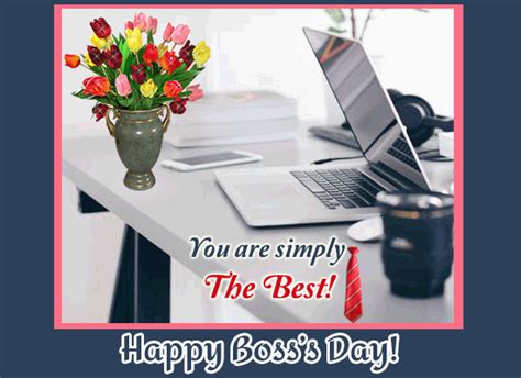 My Boss Is The Best Free Happy Bosss Day Ecards