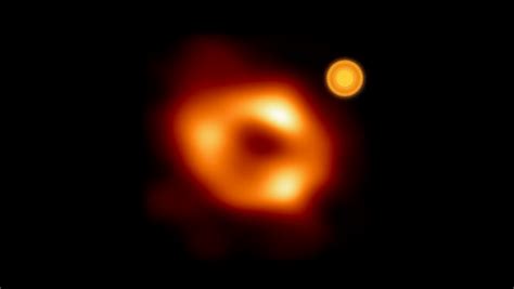 Superheißer Gasklumpen Entdeckt Der Das Schwarze Loch Der Milchstraße
