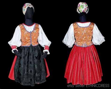 Rare Slovak Rusyn Folk Costume From Jarabinaorjabyna Gem
