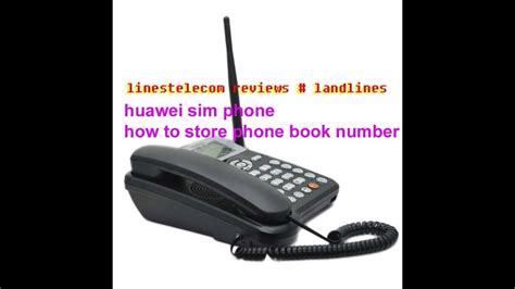 Huawei Ets5623 Fwphone Settings And Review By Linestelecom