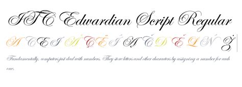 In 1994, edward benguiat designed itc edwardian script, an emotional, lyrical, even passionate calligraphic typeface. Itc Edwardian Script Font Family Free - Best Free Fonts ...