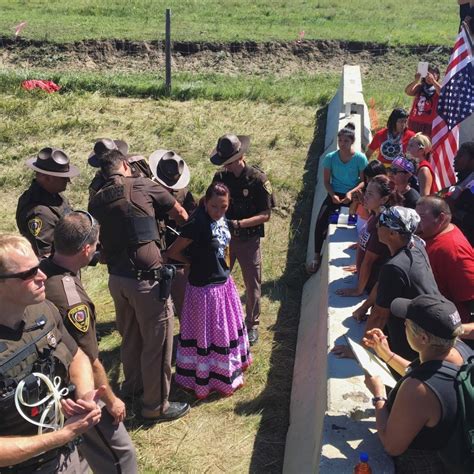 Striking Photos Show Standoff Between Native Americans And Policea