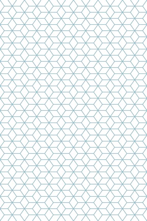 Hexagon Outline Pattern Nordic Roller Blind Tenstickers