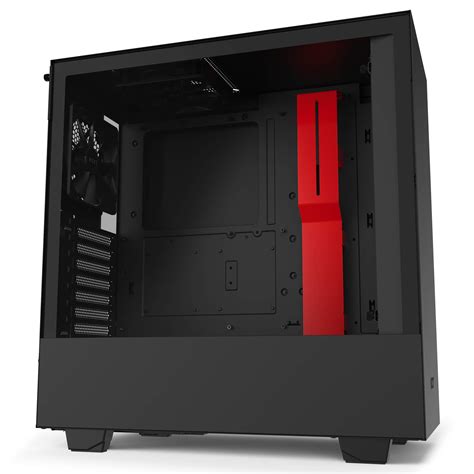 Nzxt H Black And Red Compact Mid Tower Atx Pc Gaming Case Hot Sex Picture