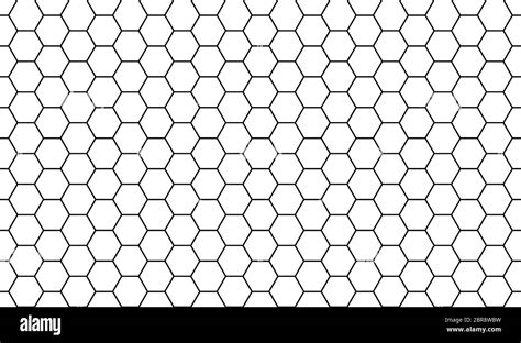 White And Black Seamless Hexagon Texture Background Stock Photo Alamy