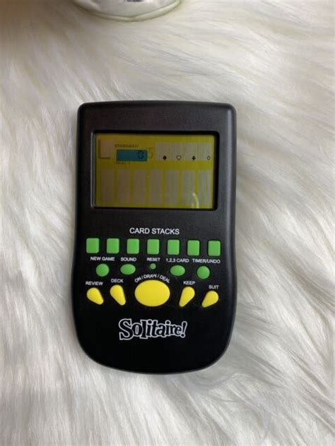 Solitaire Hand Held Handheld Electronic Arcade Travel Game Kids Games