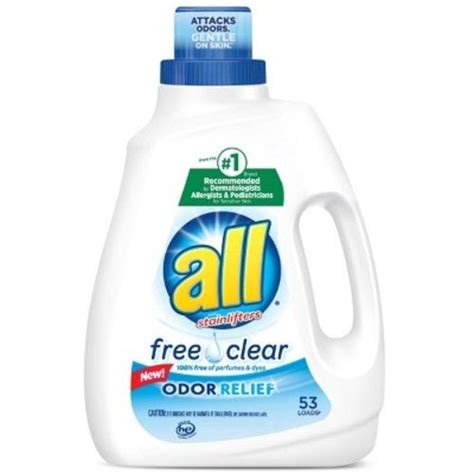 All® Ultra Free Clear Odor Relief He Liquid Laundry Detergent 945oz