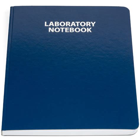 2001hz Blue 4 Laboratory Notebook Lined Pages Scientific Notebook