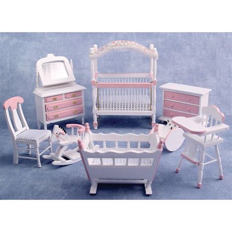 Streets Ahead Pink Deluxe Cot Nursery Set 8 Pieces
