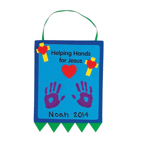 “helping Hands For Jesus” Keepsake Craft Kit Discontinued Sunday