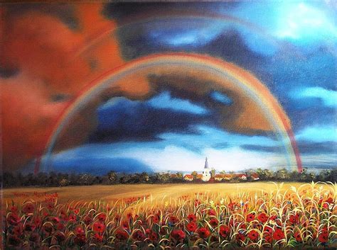 Rainbow Painting By Vesna Martinjak Fine Art America