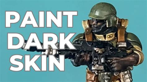 How To Paint Dark Skin Tones Taetorial Warhammer Youtube