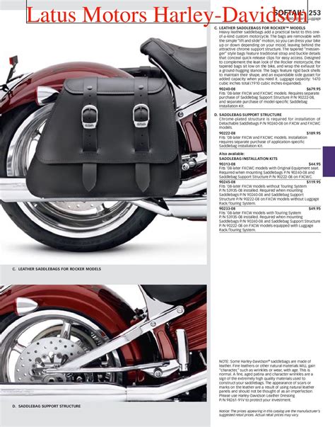 Part 1 Harley Davidson Parts And Accessories Catalog By Harley Davidson