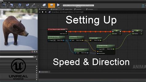 Unreal Animblueprint Setting Speed And Direction Making An Ai Character