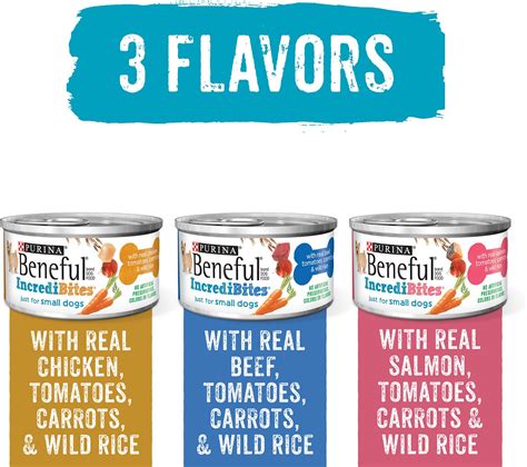 A complete wet dog food for the diagnosis and management of food allergy and intolerances. PURINA BENEFUL IncrediBites Variety Pack Canned Dog Food ...