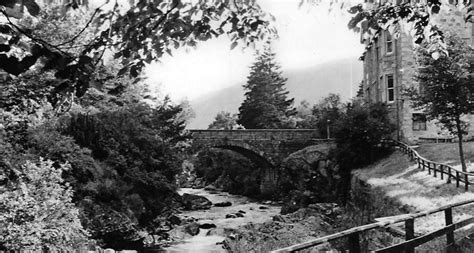 Tour Scotland Old Photograph Clunie Bridge Braemar Scotland