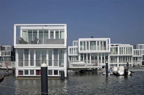 Dutch Floating Houses District Amsterdam Holland Most Beautiful