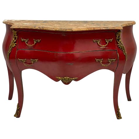 French Kingwood Louis Xv Marble Top Commode With Bronze Ormolu For Sale