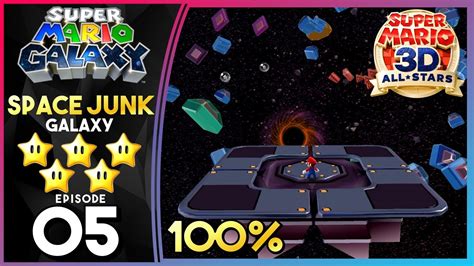Space Junk Galaxy Part 5 Super Mario Galaxy 3d All Stars 100