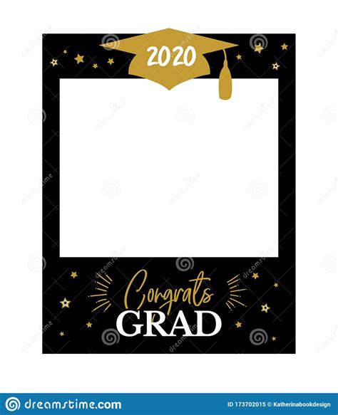 Frame With Cap For Grads Graduation Party Photo Booth Props Concept