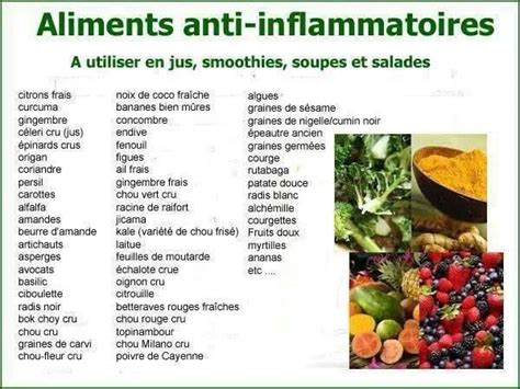 Aliments Anti Inflammatoires Aliments Anti Inflammatoires