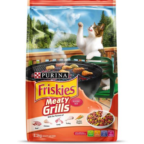 Use care25 for an extra 25% off. Friskies Cat Food 2.5kg - Meaty Grills | BIG W