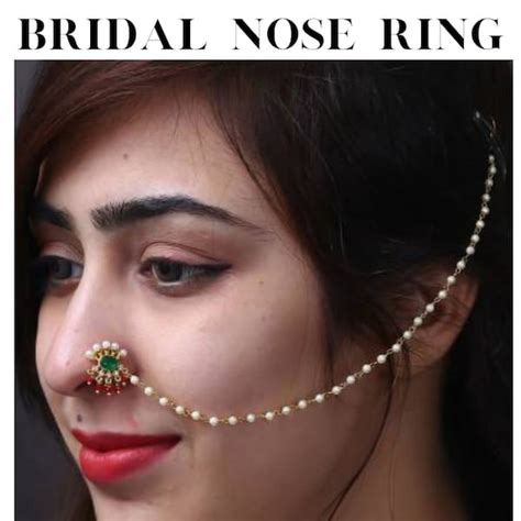 Bridal Nose Ring Etsy