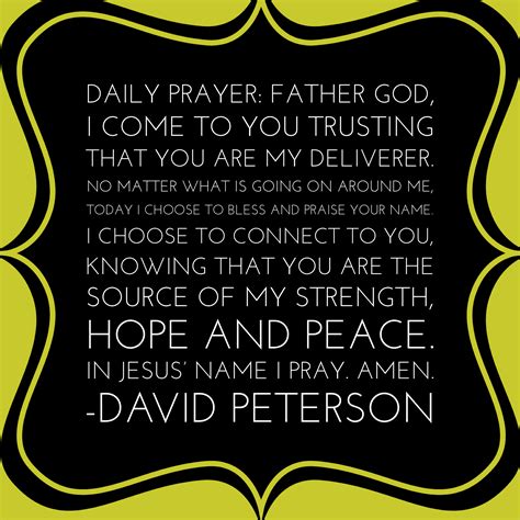 Short Daily Prayer For Today Prayer