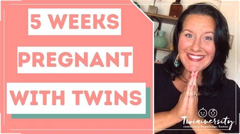 5 Weeks Pregnant With Twins Signs And Symptoms Youtube