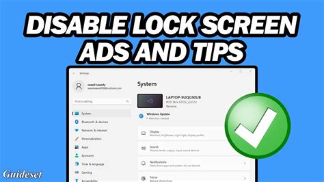 How To Disable Lock Screen Ads And Tips In Windows 1110 Step By Step