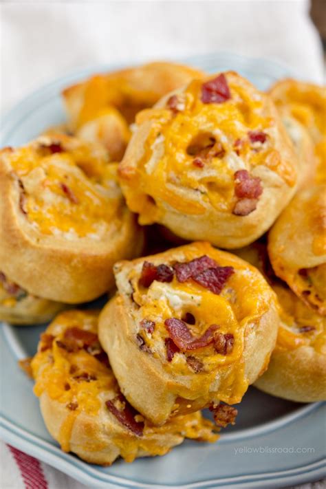 Cheddar Bacon Ranch Pinwheels Recipe Appetizers For