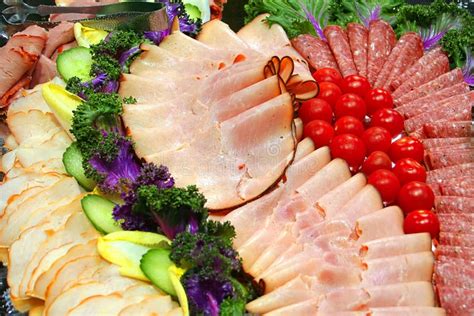 Cold Meat Platter Stock Image Image Of Party Fresh