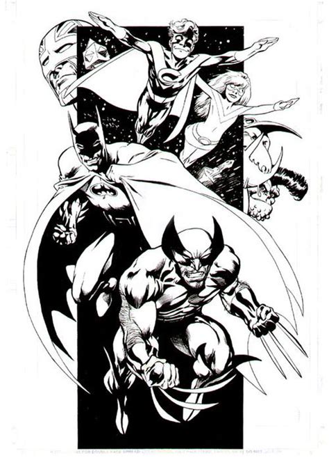 Alan Davis Comic Art Drawing Artwork Marvel Comics Art