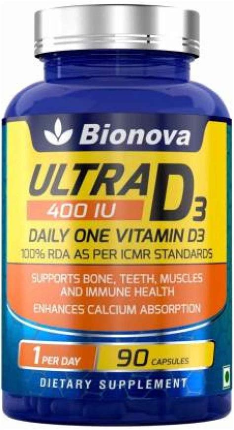 Vitamin d requirements during lactation: Bionova Ultra D3 Vitamin D supplement, Multi functional ...