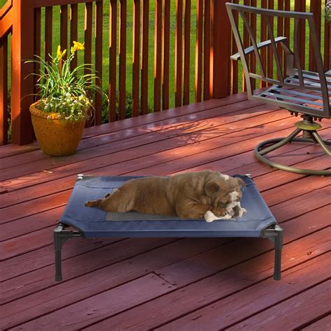 Petmaker Elevated Pet Bed Portable Raised Cot Style Bed W Non Slip