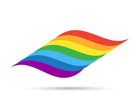 premium vector lgbt pride flag icon rainbow pride flag banner lesbian gay bisexual and